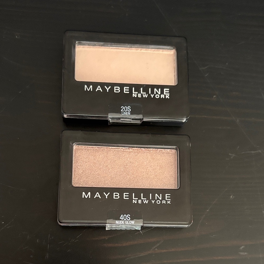 Maybelline New York Expert Wear Eye Shadow Nude Glow(40S) Linen(20S)